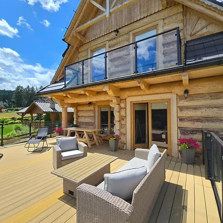 Lk Folk Dom Z Jacuzzi, Sauna I Duzym Ogrodem W Pieninach Βίλα Łapsze Niżne