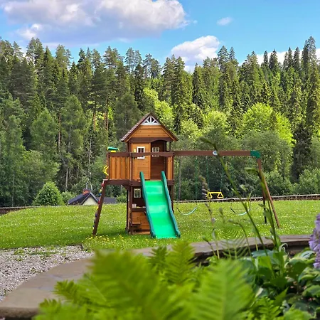 Lk Folk Dom Z Jacuzzi, Sauna I Duzym Ogrodem W Pieninach Βίλα Łapsze Niżne