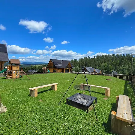 Lk Folk Dom Z Jacuzzi, Sauna I Duzym Ogrodem W Pieninach Βίλα Łapsze Niżne